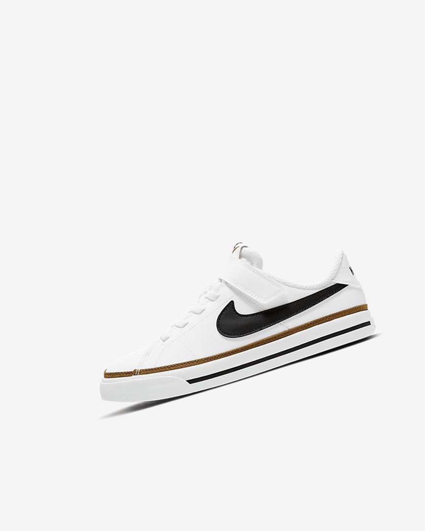 Nike Court Legacy Joggesko Gutt Hvite Lyse Brune Svarte | NO5025