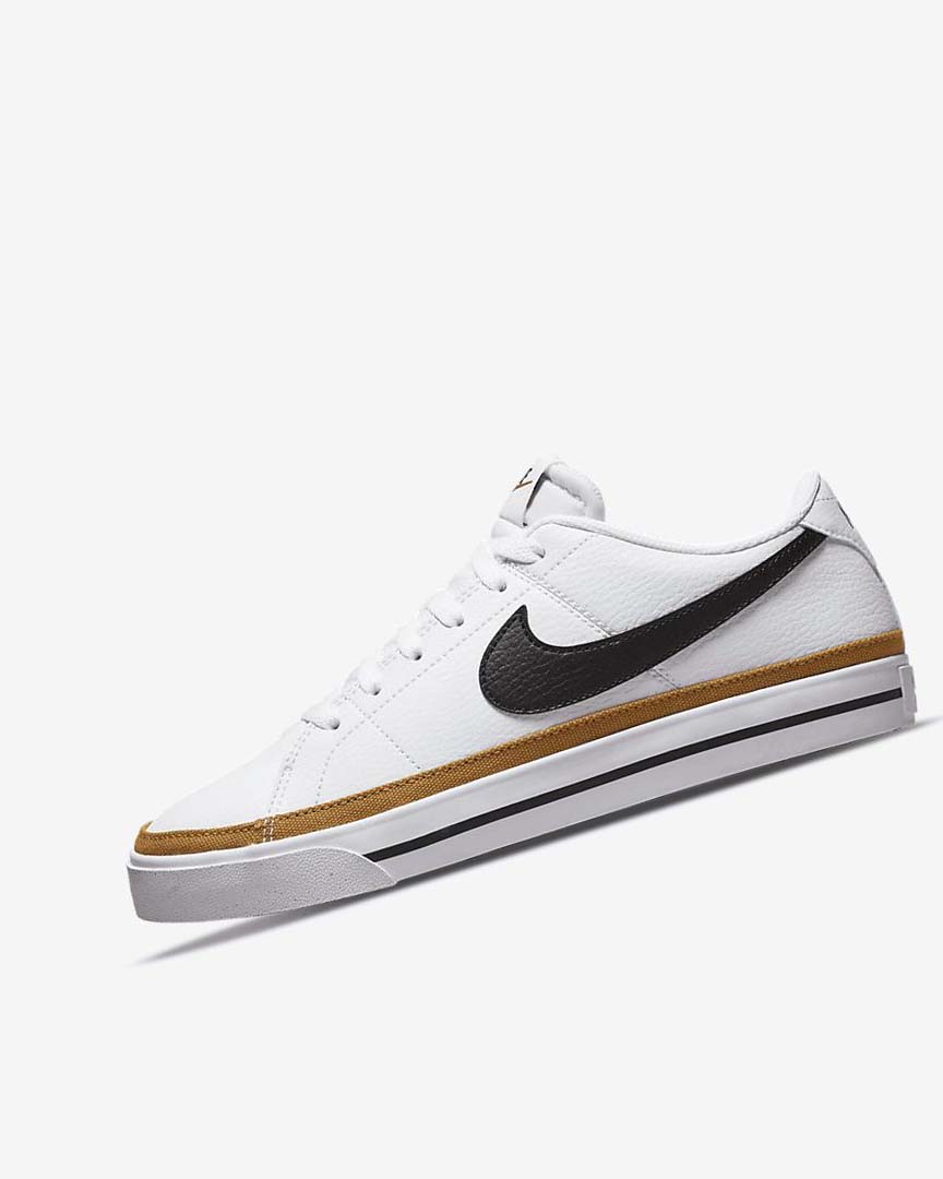 Nike Court Legacy Next Nature Joggesko Dame Hvite Oransje Svarte | NO2548