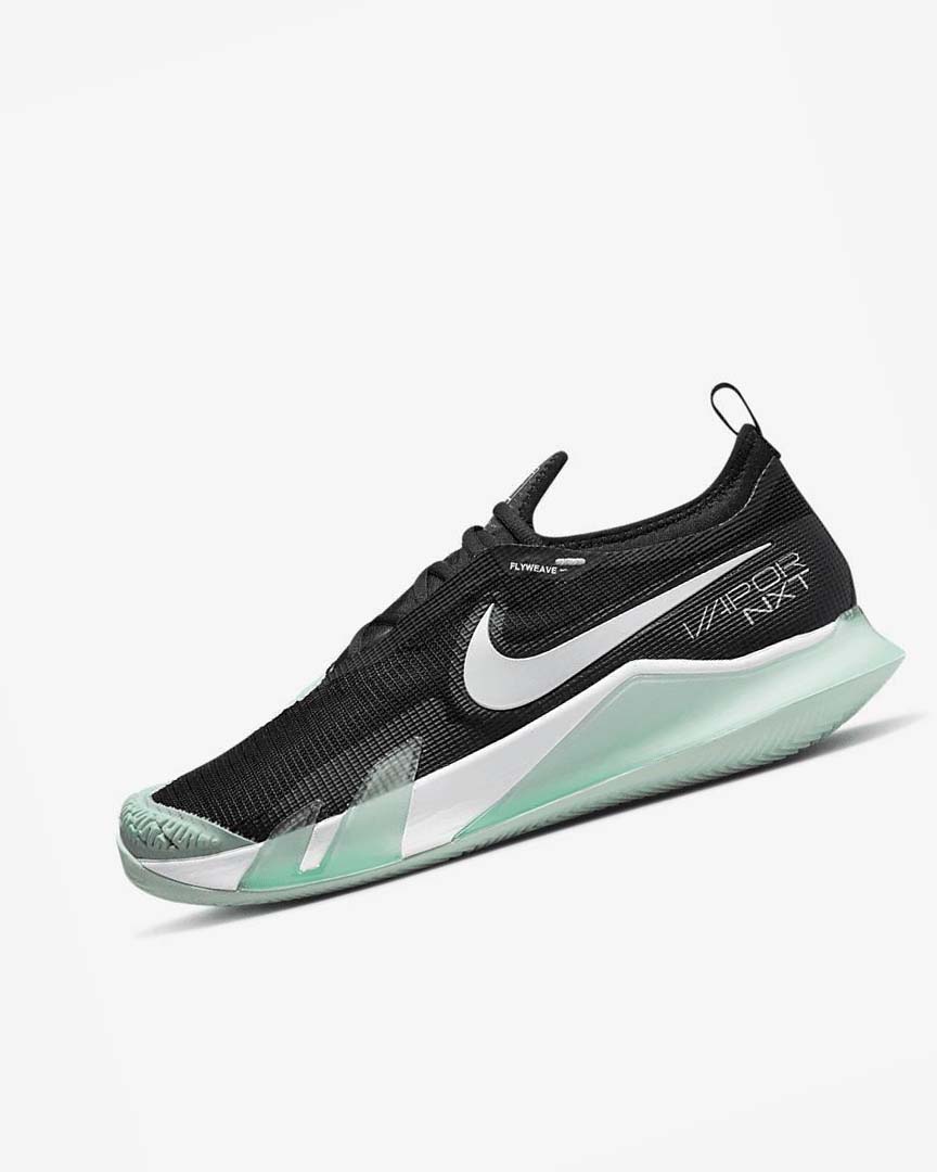 Nike Court React Vapor NXT Tennis Sko Herre Svarte Mint Hvite | NO2352