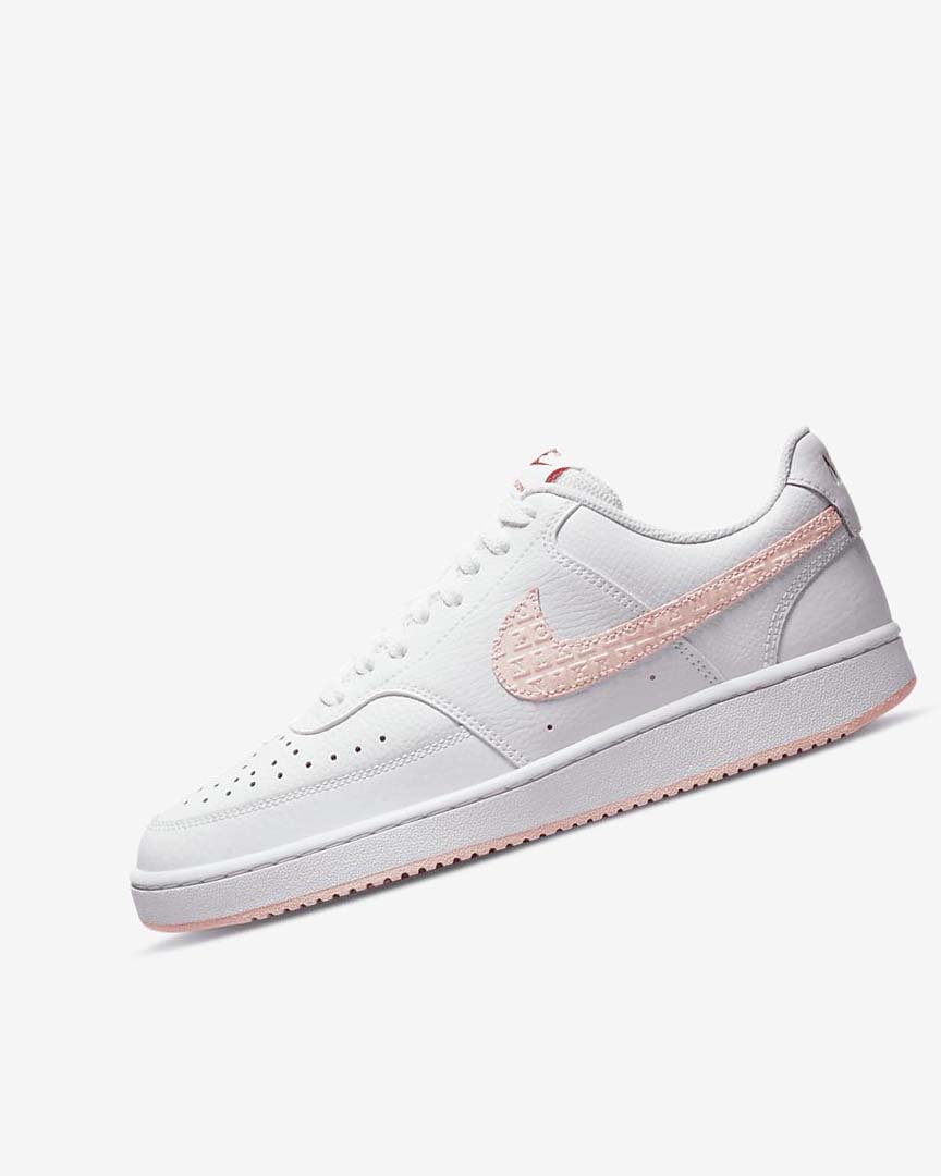 Nike Court Vision LO Joggesko Dame Hvite Rød | NO3168