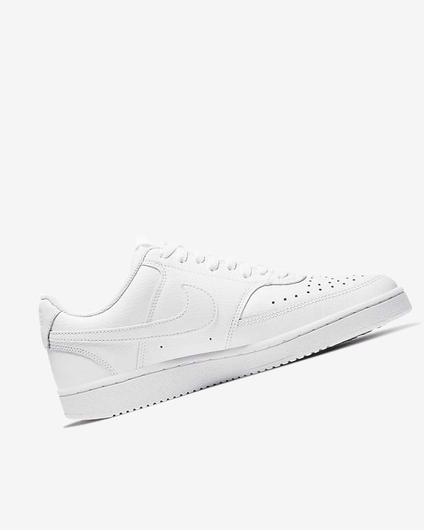 Nike Court Vision Low Joggesko Dame Hvite Hvite Hvite | NO5022