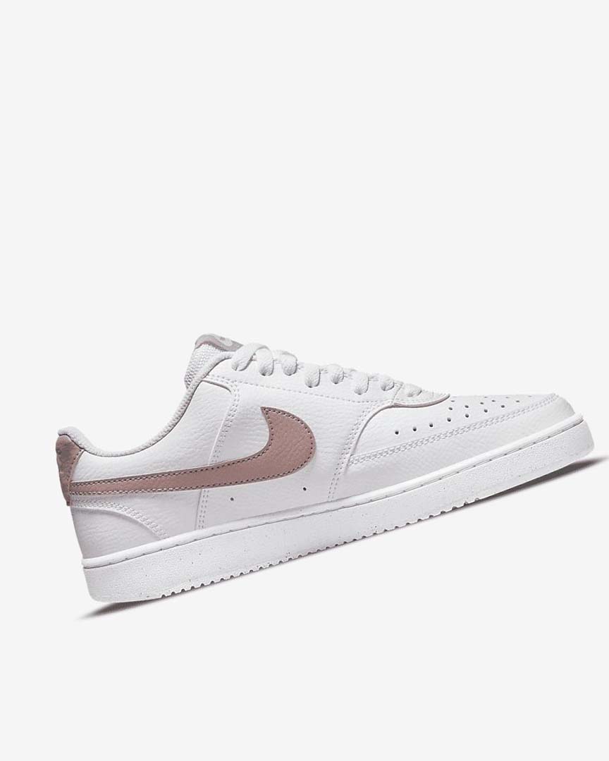 Nike Court Vision Low Next Nature Joggesko Dame Hvite Rosa | NO4925