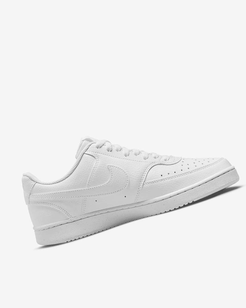 Nike Court Vision Low Next Nature Joggesko Dame Hvite Hvite Hvite | NO5563