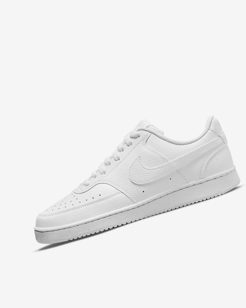 Nike Court Vision Low Next Nature Joggesko Dame Hvite Hvite Hvite | NO5563