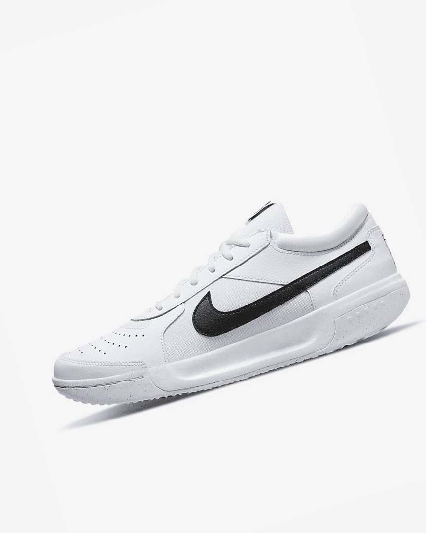 Nike Court Zoom Lite 3 Tennis Sko Herre Hvite Svarte | NO2538