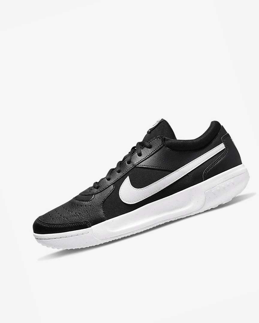 Nike Court Zoom Lite 3 Tennis Sko Herre Svarte Hvite | NO2718