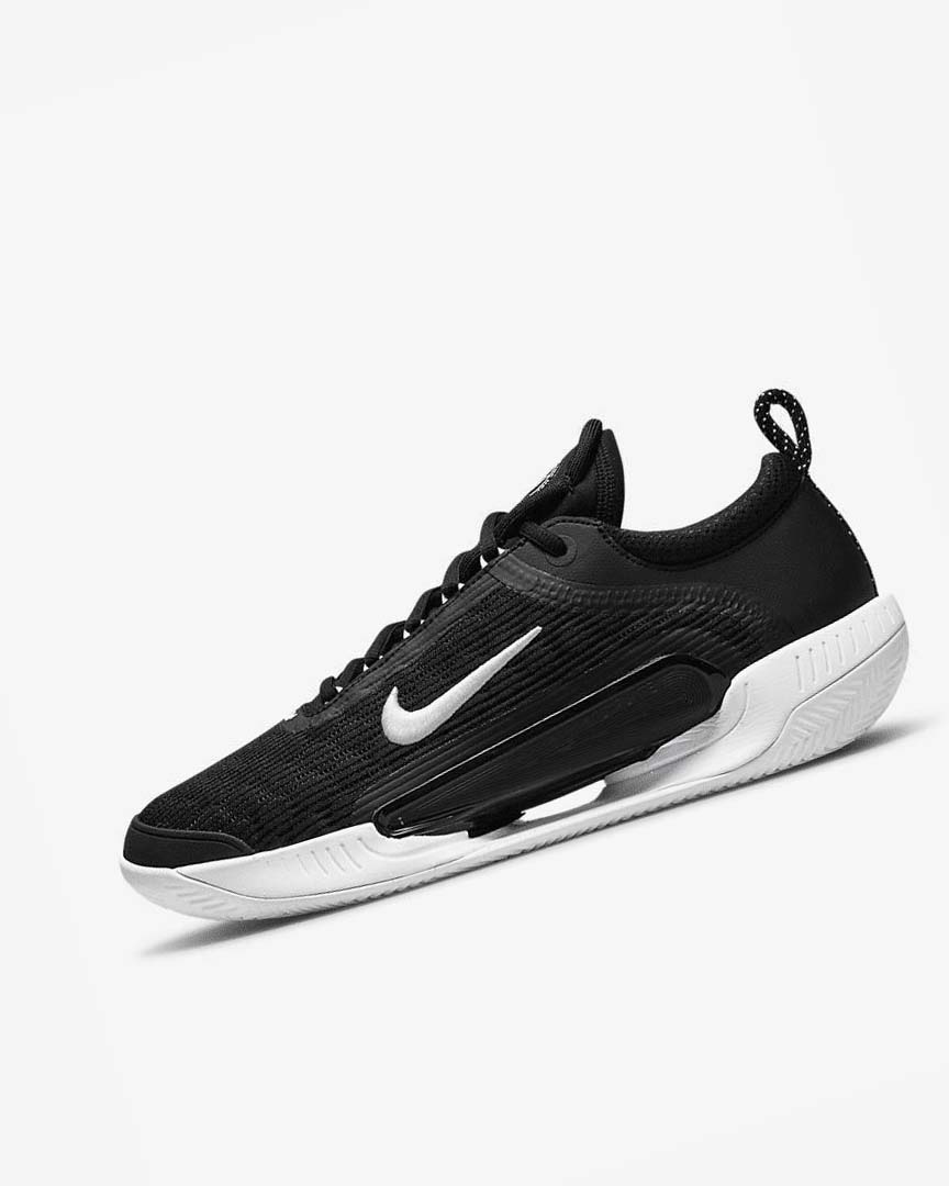 Nike Court Zoom NXT Tennis Sko Herre Svarte Hvite | NO5215