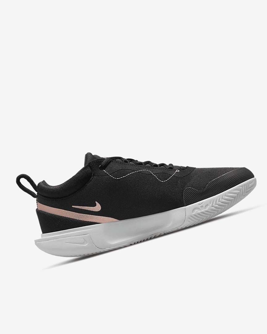 Nike Court Zoom Pro Tennis Sko Dame Svarte Hvite Metal Rød Brune | NO2875