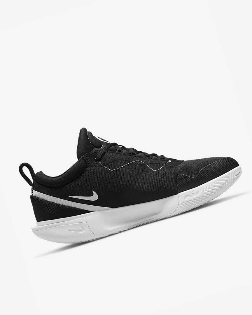 Nike Court Zoom Pro Tennis Sko Herre Svarte Hvite | NO1190