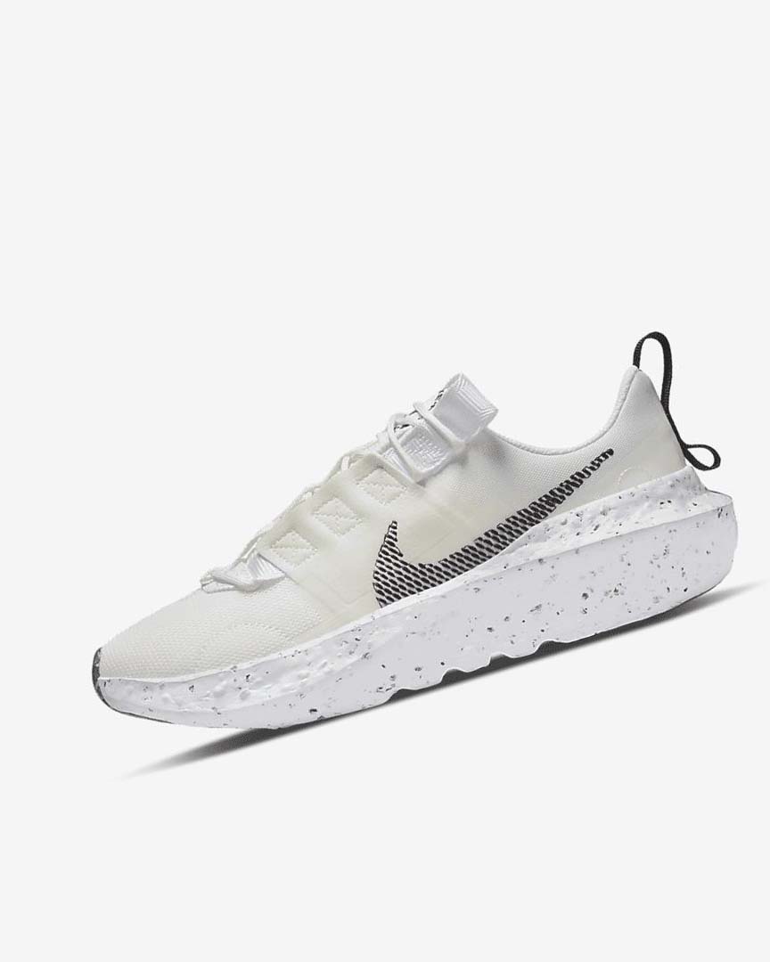 Nike Crater Impact Joggesko Dame Hvite Hvite Svarte | NO2460