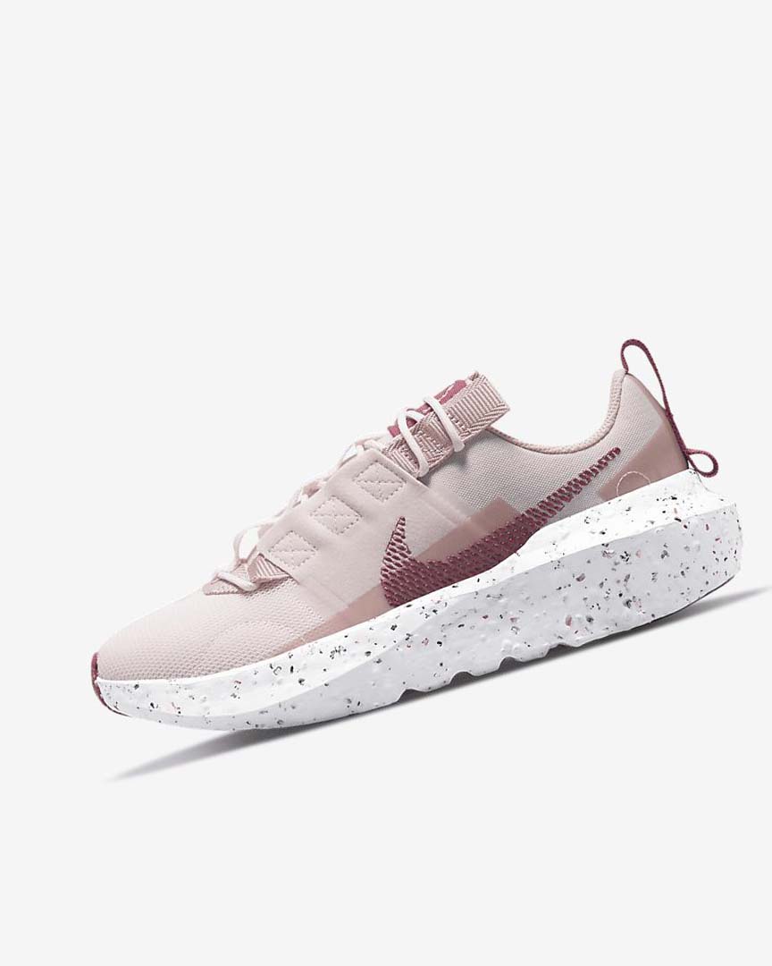 Nike Crater Impact Joggesko Dame Lyse Rosa Rosa Hvite Burgunder | NO4602