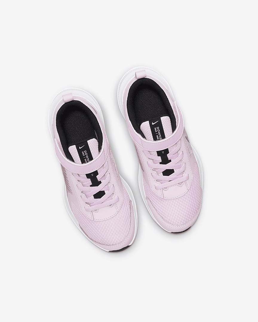 Nike Downshifter 11 Sko Gutt Rosa Svarte Hvite Metal Sølv | NO4866