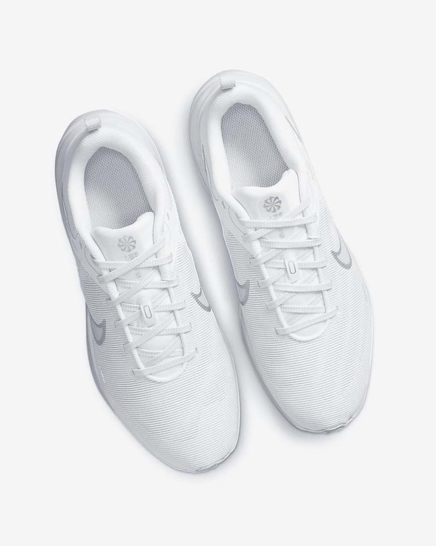 Nike Downshifter 12 Løpesko Vei Dame Hvite Platina Metal Sølv | NO5471