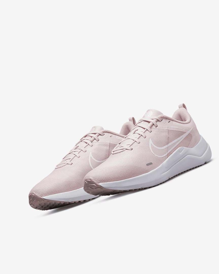 Nike Downshifter 12 Løpesko Vei Dame Rosa Rosa Hvite | NO1173