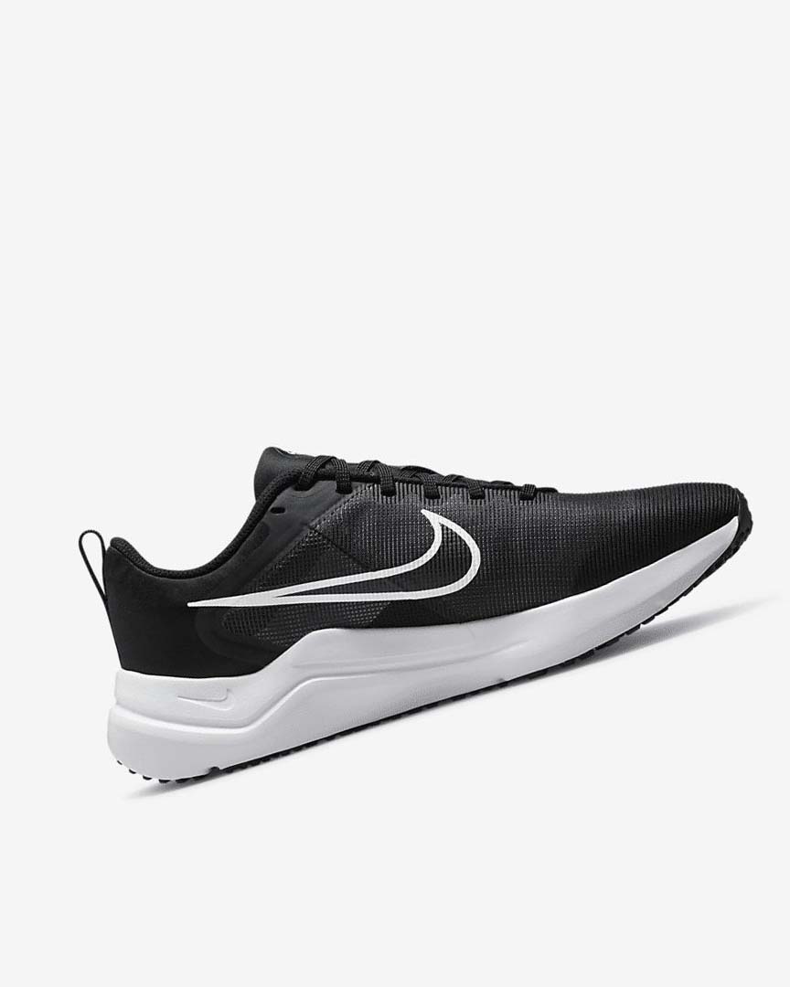 Nike Downshifter 12 Løpesko Vei Dame Svarte Grå Platina Hvite | NO5470