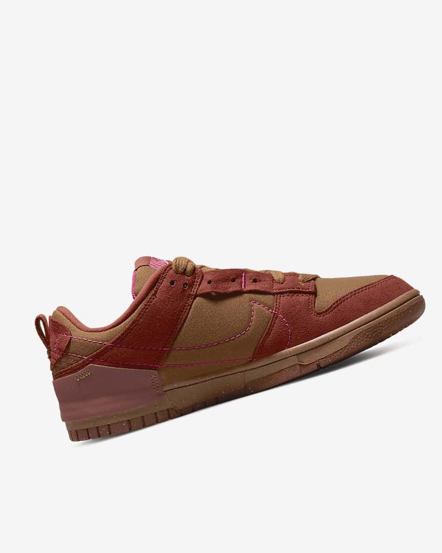 Nike Dunk Low Disrupt 2 Joggesko Dame Brune Oransje Rød Rosa | NO3182