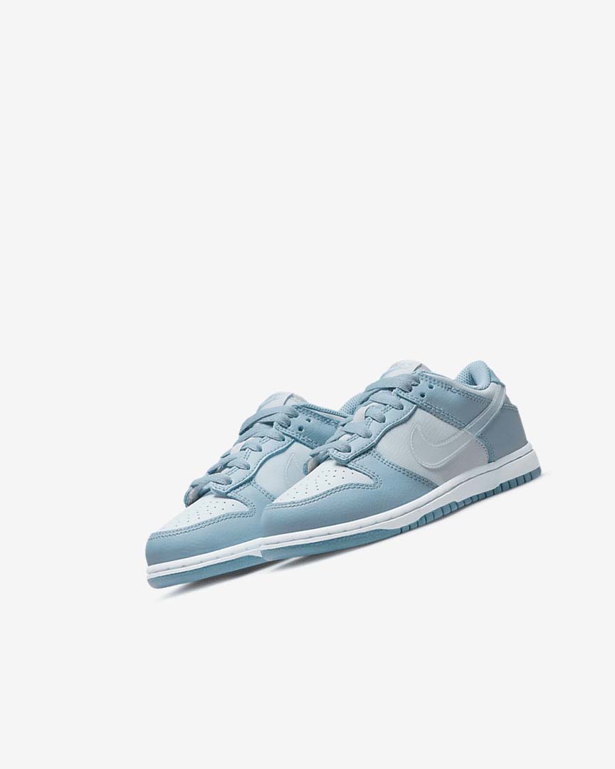 Nike Dunk Low Joggesko Jente Blå Hvite | NO5322