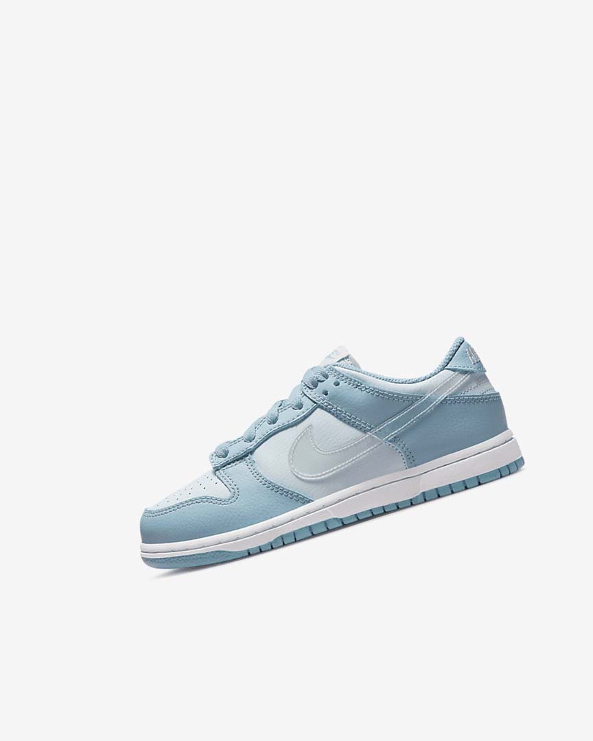 Nike Dunk Low Joggesko Jente Blå Hvite | NO5322