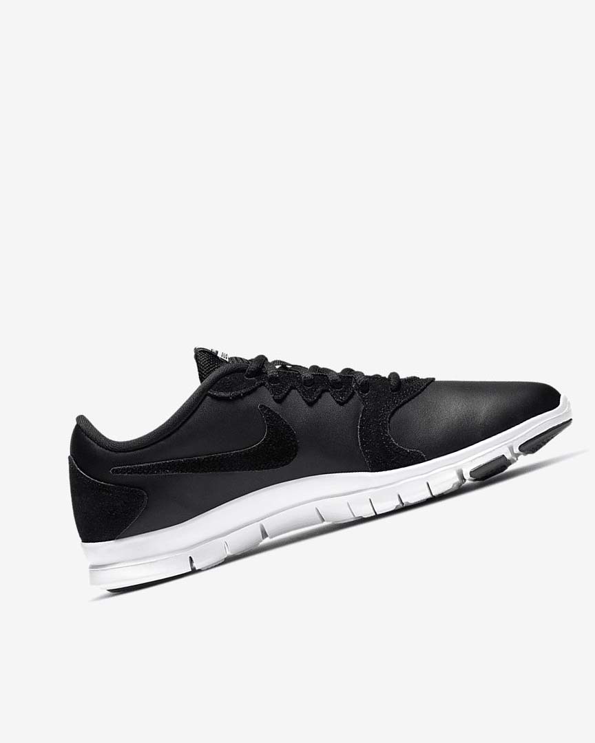 Nike Flex Essential TR Lær Treningssko Dame Svarte Hvite Lyse Rød Svarte | NO2677