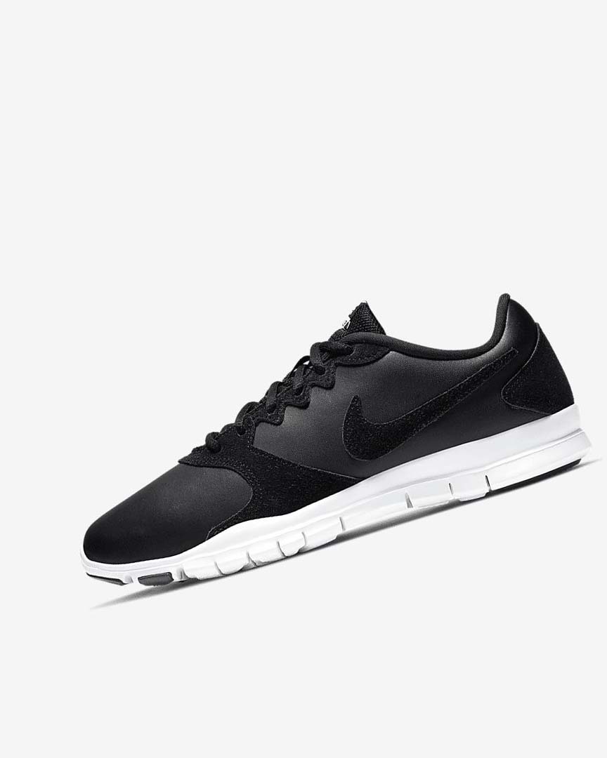 Nike Flex Essential TR Lær Treningssko Dame Svarte Hvite Lyse Rød Svarte | NO2677