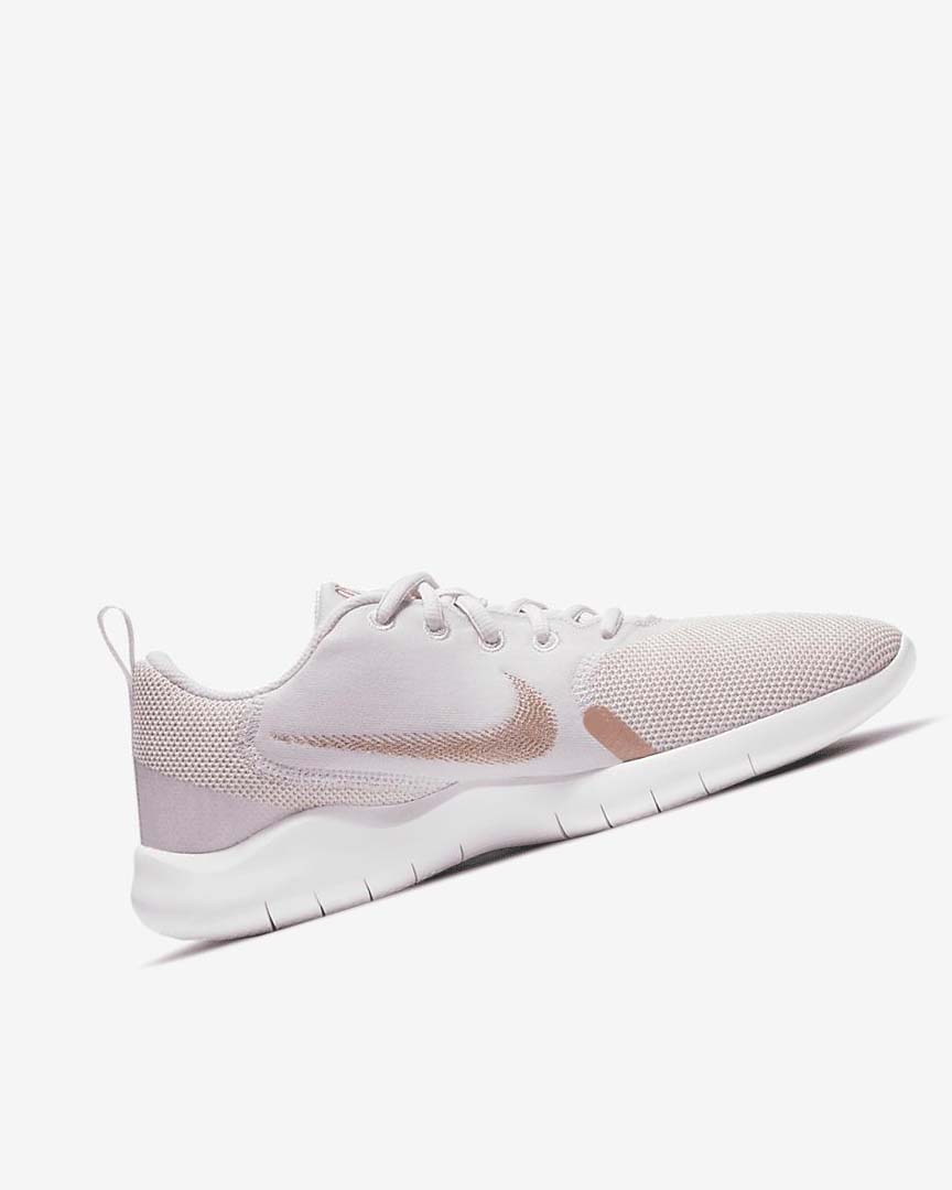 Nike Flex Experience Run 10 Løpesko Vei Dame Lyse Lilla Hvite Metal Rød Brune | NO4559