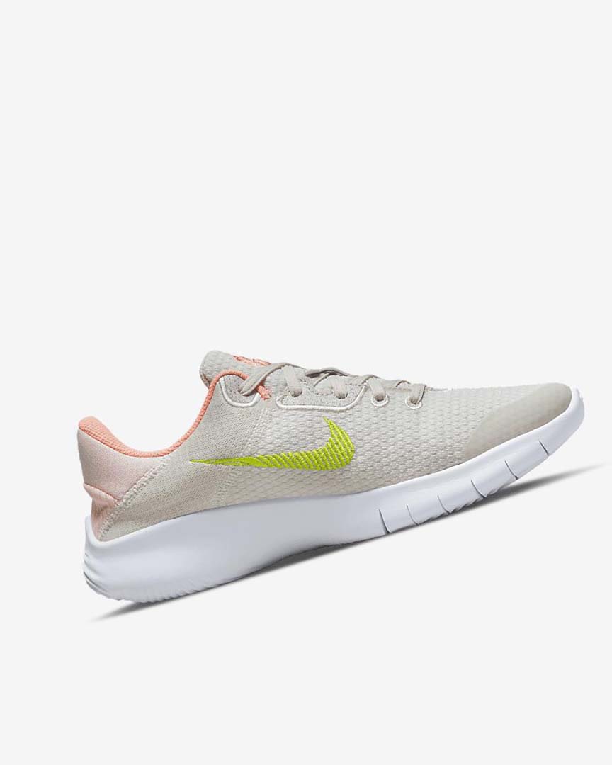 Nike Flex Experience Run 11 Next Nature Løpesko Vei Dame Lyse Beige Rød Grønn | NO2935