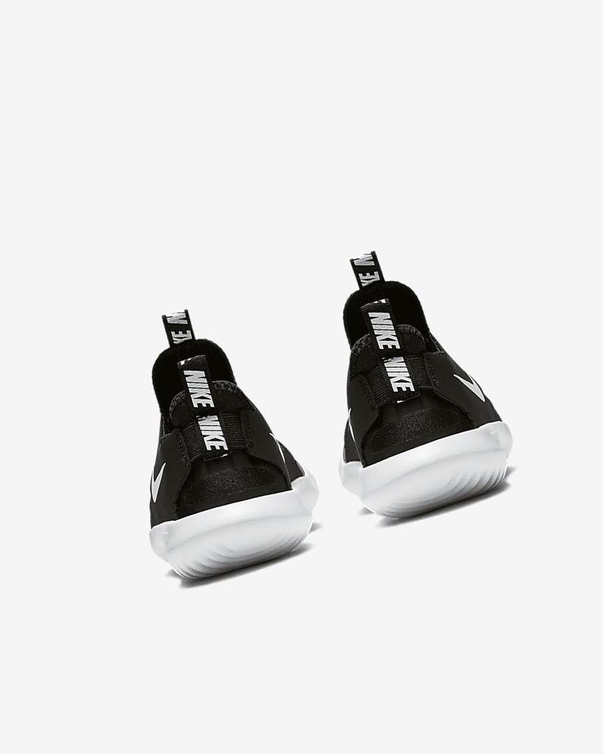 Nike Flex Runner Løpesko Gutt Svarte Hvite | NO4576