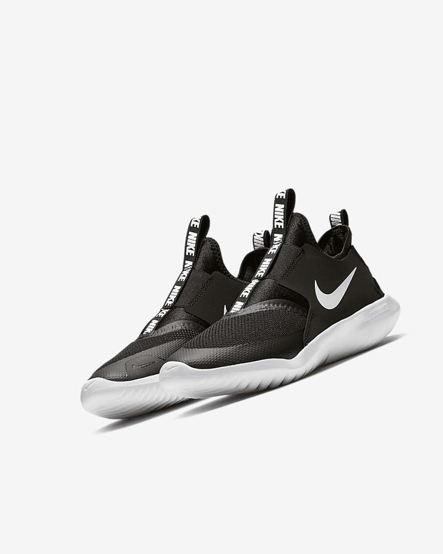 Nike Flex Runner Løpesko Jente Svarte Hvite | NO3120