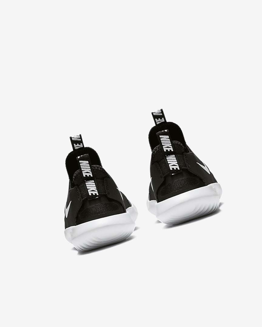 Nike Flex Runner Løpesko Jente Svarte Hvite | NO3120