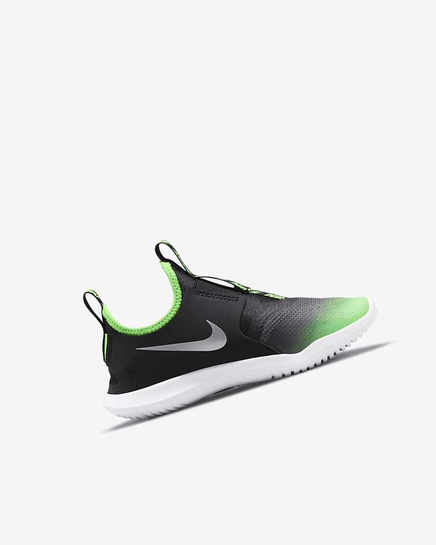 Nike Flex Runner Sko Gutt Svarte Grønn | NO2861