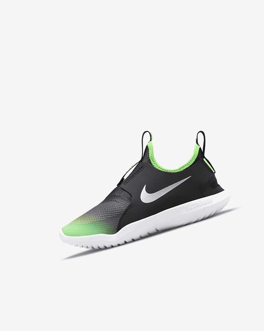 Nike Flex Runner Sko Gutt Svarte Grønn | NO2861