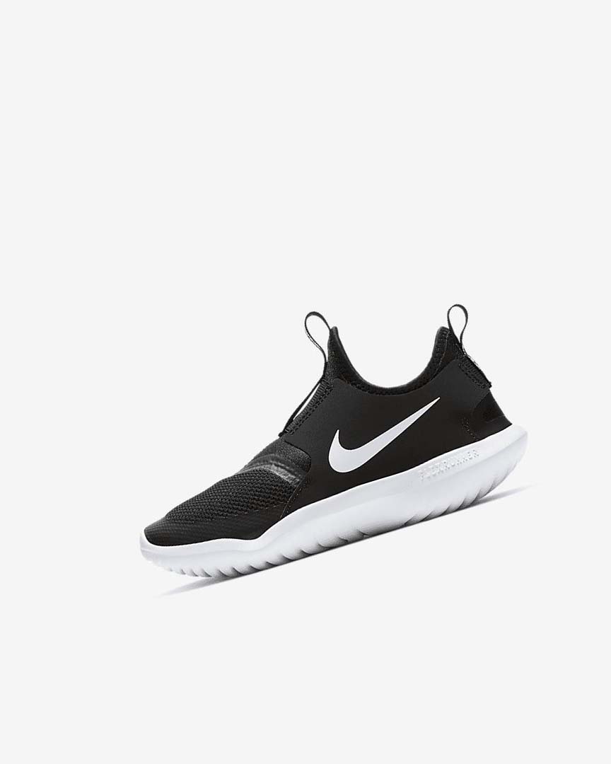 Nike Flex Runner Sko Gutt Svarte Hvite | NO3001