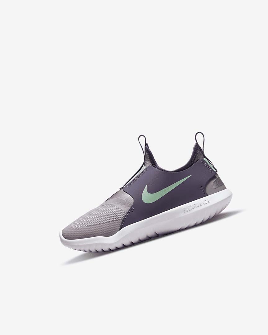 Nike Flex Runner Sko Jente Grå Lilla Mint | NO5589