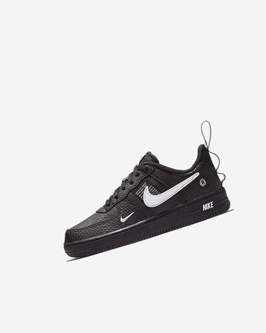 Nike Force 1 LV8 Utility Sko Gutt Svarte Svarte Gul Hvite | NO2605