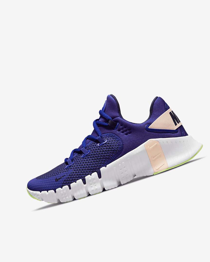 Nike Free Metcon 4 Treningssko Dame Rød Lyse Grønn Blå | NO5468