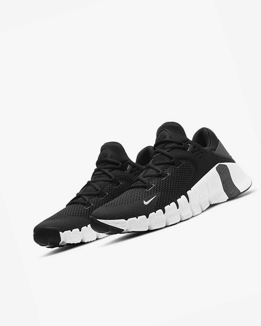 Nike Free Metcon 4 Treningssko Herre Svarte Grå Svarte | NO4515