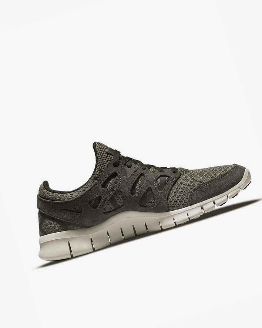 Nike Free Run 2 Løpesko Herre Olivengrønne Svarte | NO4980