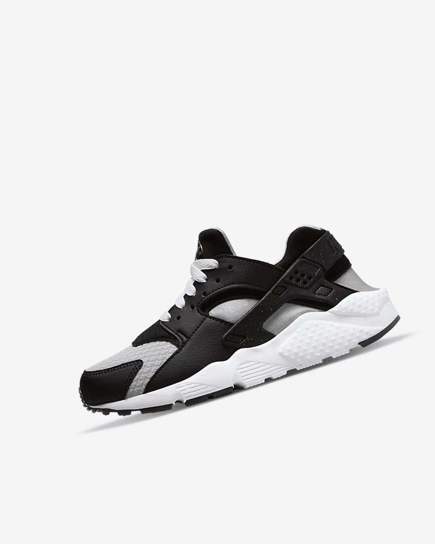 Nike Huarache Run Sko Gutt Svarte Grå Hvite Rød | NO5401