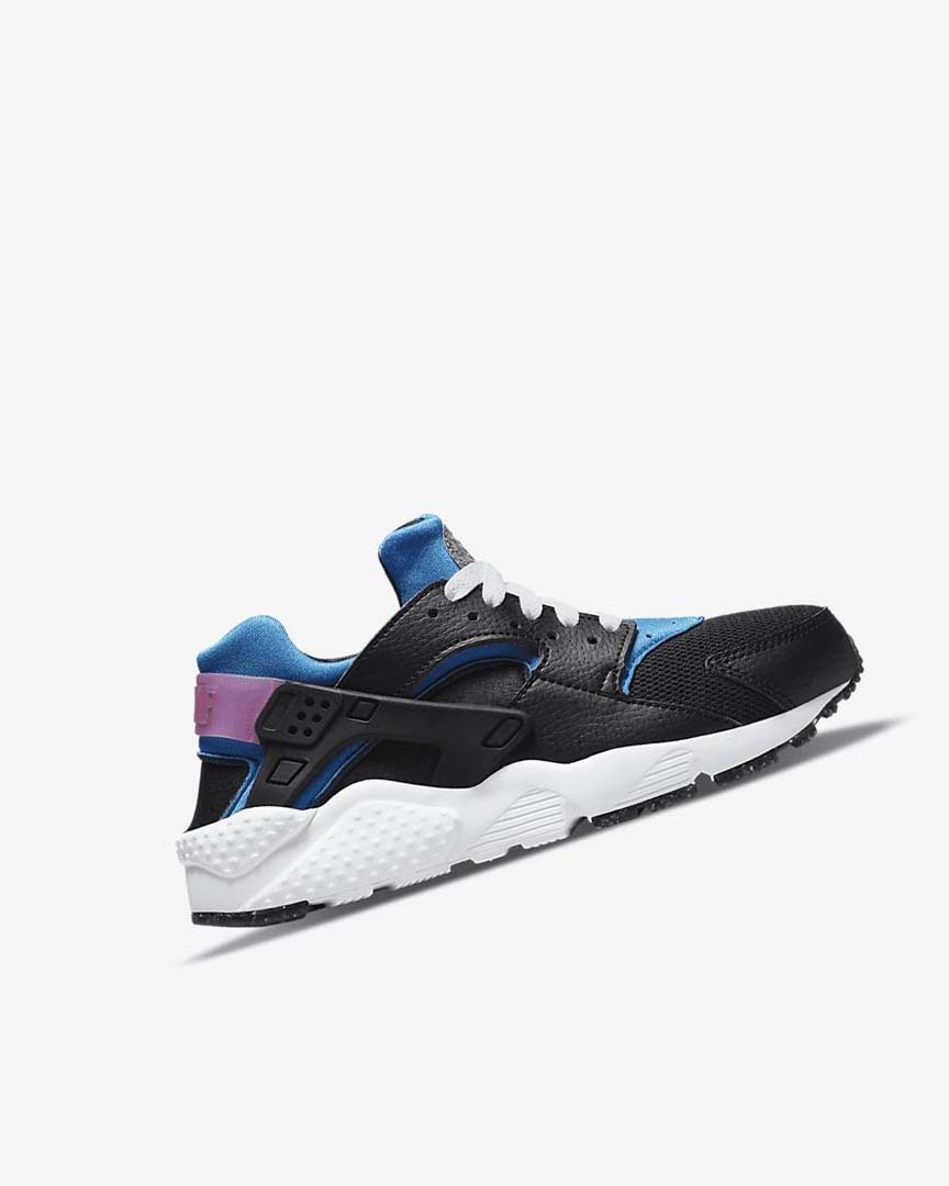 Nike Huarache Run Sko Gutt Svarte Lyse Blå Rosa Mint | NO2500