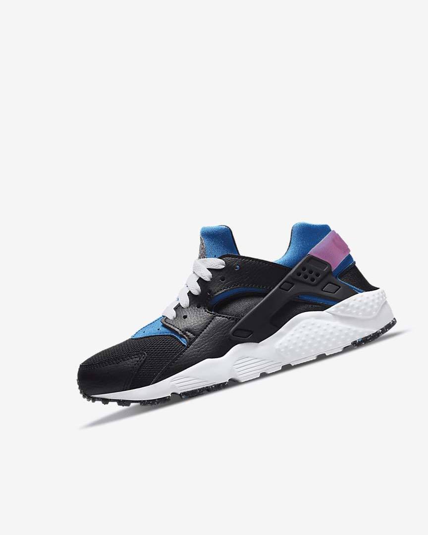 Nike Huarache Run Sko Gutt Svarte Lyse Blå Rosa Mint | NO2500