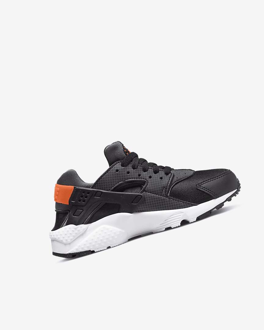 Nike Huarache Run Sko Gutt Svarte Oransje Grå Hvite | NO5542