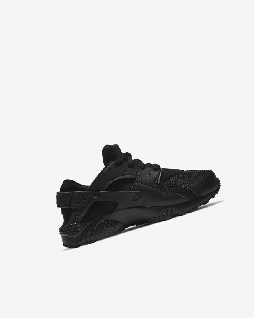 Nike Huarache Run Sko Gutt Svarte Svarte Svarte | NO2924