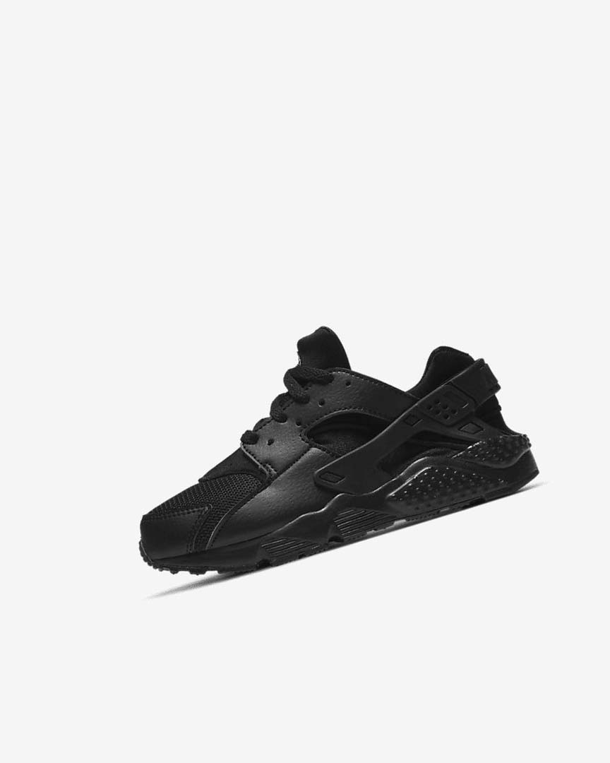 Nike Huarache Run Sko Gutt Svarte Svarte Svarte | NO2924