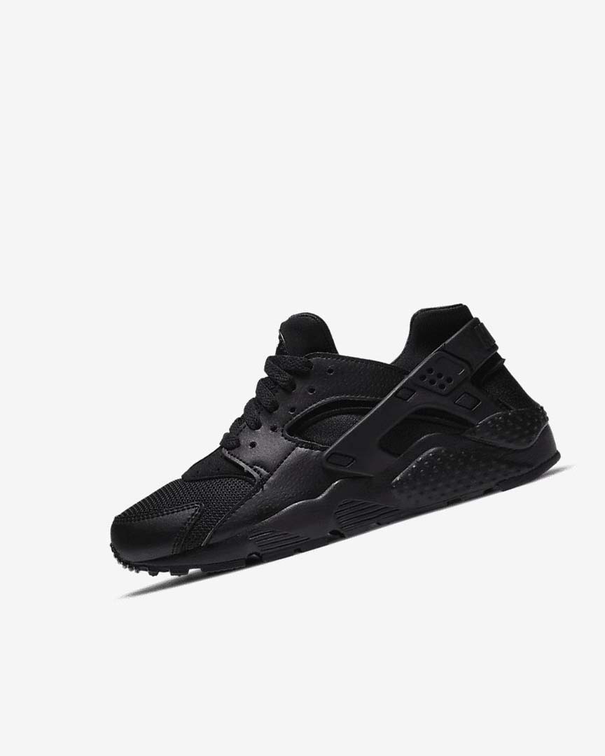 Nike Huarache Run Sko Gutt Svarte Svarte Svarte | NO5347