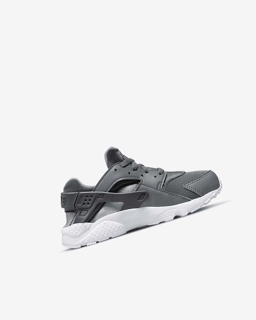 Nike Huarache Run Sko Jente Grå Grå Hvite Grå | NO5592