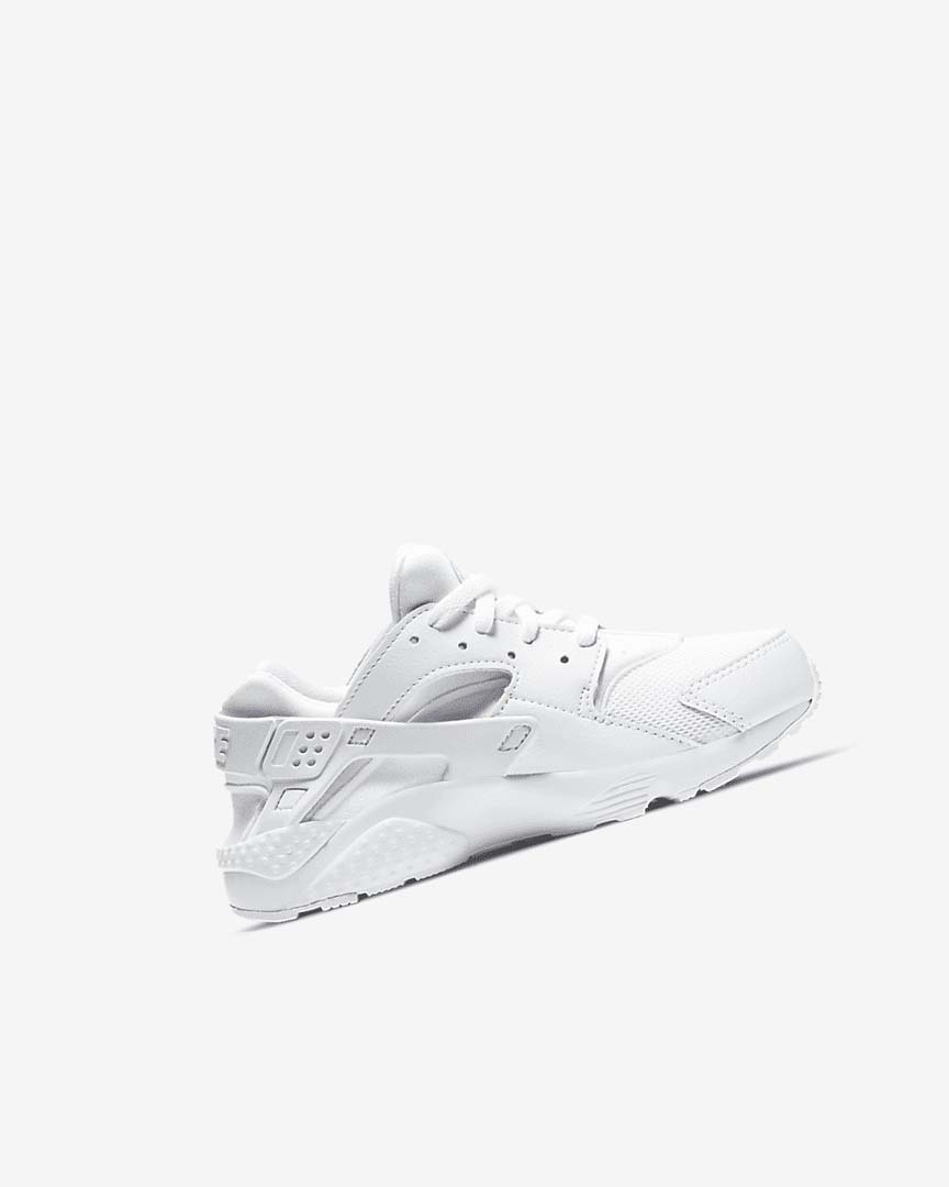 Nike Huarache Run Sko Jente Hvite Platina Hvite | NO2571