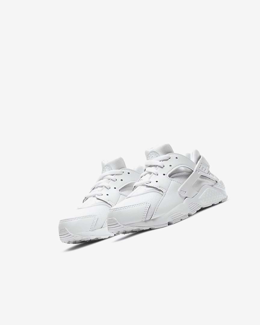 Nike Huarache Run Sko Jente Hvite Platina Hvite | NO2571