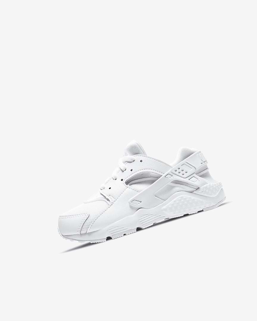 Nike Huarache Run Sko Jente Hvite Platina Hvite | NO2571