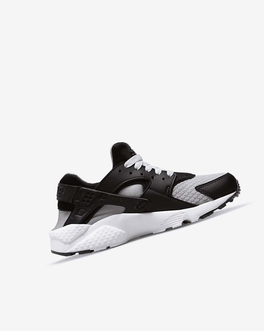 Nike Huarache Run Sko Jente Svarte Grå Hvite Rød | NO5274