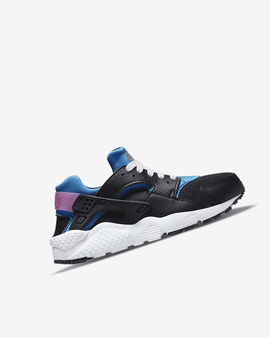 Nike Huarache Run Sko Jente Svarte Lyse Blå Rosa Mint | NO5495